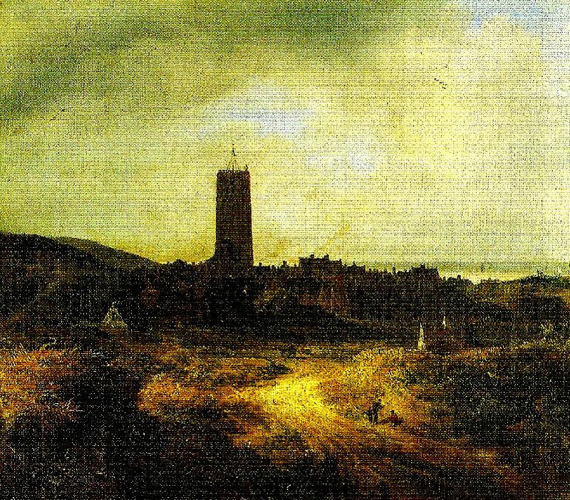 Jacob van Ruisdael utsikt over egmont oil painting image